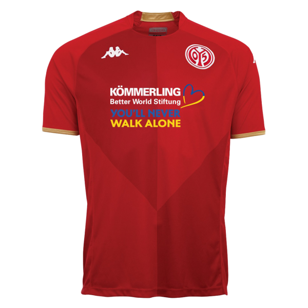 Men's Replica Mainz 05 Home Soccer Jersey Shirt 2022/23 Kappa