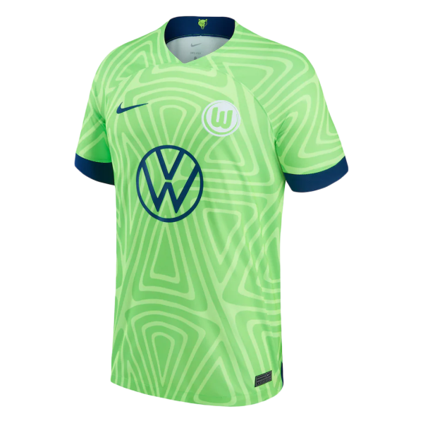 Men's Replica Wolfsburg Home Soccer Jersey Shirt 2022/23 Nike