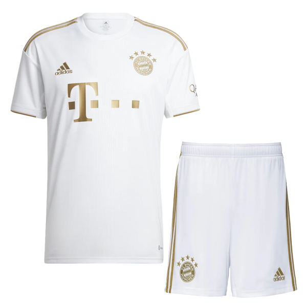 Men's Replica Bayern Munich Away Soccer Jersey Kit (Jersey+Shorts) 2022/23 Adidas