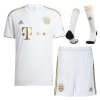 Men's Replica Bayern Munich Away Soccer Jersey Whole Kit (Jersey+Shorts+Socks) 2022/23 Adidas