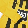 Men's Replica Borussia Dortmund Home Long Sleeves Soccer Jersey Shirt 2022/23 Puma