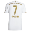 Men's Replica GNABRY #7 Bayern Munich Away Soccer Jersey Shirt 2022/23 Adidas