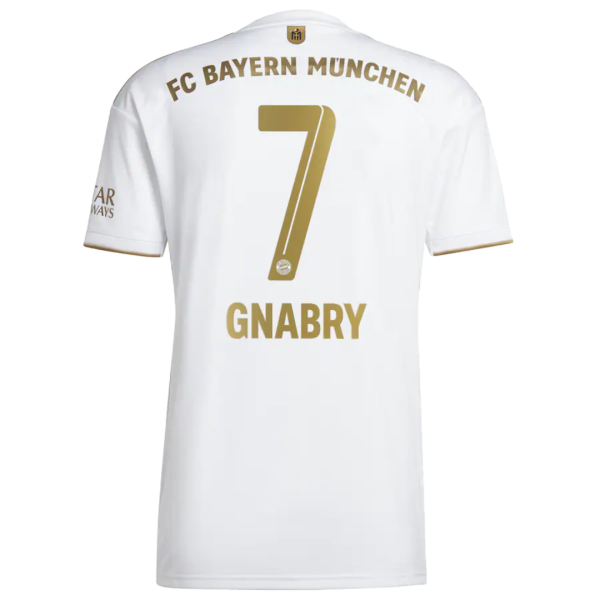 Men's Replica GNABRY #7 Bayern Munich Away Soccer Jersey Shirt 2022/23 Adidas
