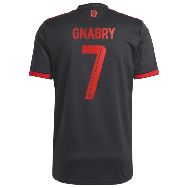 Men's Replica GNABRY #7 Bayern Munich Third Away Soccer Jersey Shirt 2022/23 Adidas