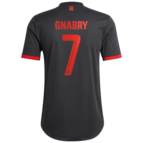 Men's Authentic GNABRY #7 Bayern Munich Third Away Soccer Jersey Shirt 2022/23 Adidas