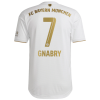 Men's Authentic GNABRY #7 Bayern Munich Away Soccer Jersey Shirt 2022/23 Adidas