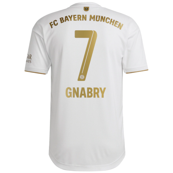 Men's Authentic GNABRY #7 Bayern Munich Away Soccer Jersey Shirt 2022/23 Adidas