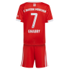 Kids GNABRY #7 Bayern Munich Home Soccer Jersey Kit (Jersey+Shorts) 2022/23 Adidas