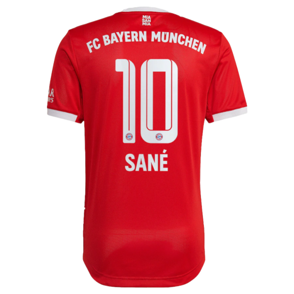 Men's Authentic SANÉ #10 Bayern Munich Home Soccer Jersey Shirt 2022/23 Adidas