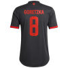 Men's Authentic GORETZKA #8 Bayern Munich Third Away Soccer Jersey Shirt 2022/23 Adidas