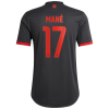Men's Authentic MANÉ #17 Bayern Munich Third Away Soccer Jersey Shirt 2022/23 Adidas