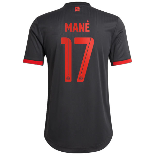 Men's Authentic MANÉ #17 Bayern Munich Third Away Soccer Jersey Shirt 2022/23 Adidas