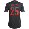 Men's Authentic MÜLLER #25 Bayern Munich Third Away Soccer Jersey Shirt 2022/23 Adidas