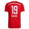 Men's Replica DAVIES #19 Bayern Munich Home Soccer Jersey Shirt 2022/23 Adidas