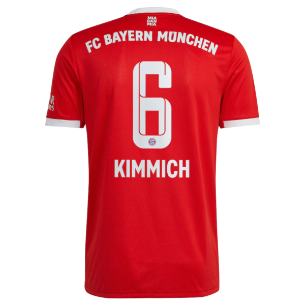 Men's Replica KIMMICH #6 Bayern Munich Home Soccer Jersey Shirt 2022/23 Adidas