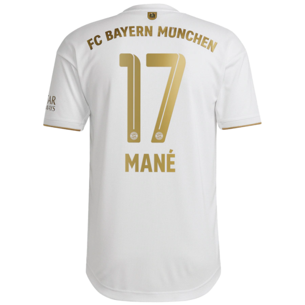 Men's Authentic MANÉ #17 Bayern Munich Away Soccer Jersey Shirt 2022/23 Adidas