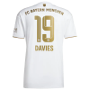 Men's Replica DAVIES #19 Bayern Munich Away Soccer Jersey Shirt 2022/23 Adidas