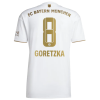 Men's Replica GORETZKA #8 Bayern Munich Away Soccer Jersey Shirt 2022/23 Adidas