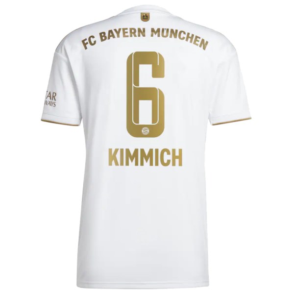 Men's Replica KIMMICH #6 Bayern Munich Away Soccer Jersey Shirt 2022/23 Adidas