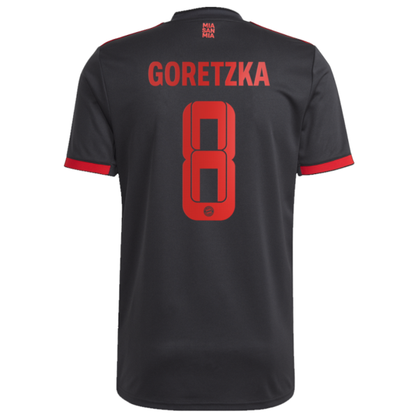 Men's Replica GORETZKA #8 Bayern Munich Third Away Soccer Jersey Shirt 2022/23 Adidas