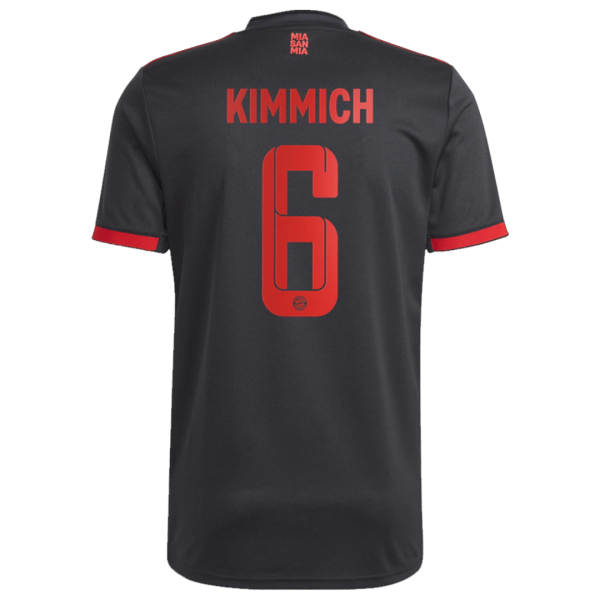 Men's Replica KIMMICH #6 Bayern Munich Third Away Soccer Jersey Shirt 2022/23 Adidas