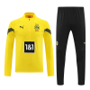 Men's Borussia Dortmund Zipper Tracksuit Sweat Shirt Kit (Top+Trousers) 2022/23 Puma