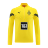 Men's Borussia Dortmund Zipper Tracksuit Sweat Shirt Kit (Top+Trousers) 2022/23 Puma
