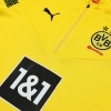 Men's Borussia Dortmund Zipper Tracksuit Sweat Shirt Kit (Top+Trousers) 2022/23 Puma