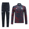 Men's Bayern Munich Zipper Tracksuit Sweat Shirt Kit (Top+Trousers) 2022/23 Adidas