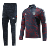 Men's Bayern Munich Zipper Tracksuit Sweat Shirt Kit (Top+Trousers) 2022/23 Adidas