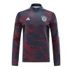 Men's Bayern Munich Zipper Tracksuit Sweat Shirt Kit (Top+Trousers) 2022/23 Adidas