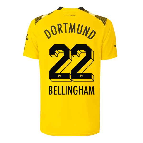 Men's Replica BELLINGHAM #22 Borussia Dortmund Third Away Soccer Jersey Shirt 2022/23 Puma