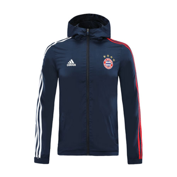 Men's Bayern Munich Windbreaker Hoodie Jacket 2020/21 Adidas