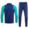 Men's Barcelona Zipper Tracksuit Sweat Shirt Kit (Top+Trousers) 2021/22 Nike