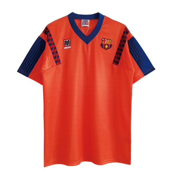Men's Retro 1992 Barcelona Away Soccer Jersey Shirt Meyba