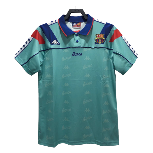 Men's Retro 92/95 Barcelona Away Soccer Jersey Shirt Kappa