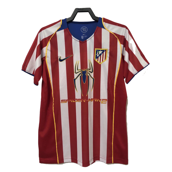 Men's Retro 2004/05 Atletico Madrid Home Soccer Jersey Shirt Nike