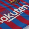 Men's Replica Barcelona Home Long Sleeves Soccer Jersey Shirt 2021/22 Nike