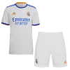 Men's Replica Real Madrid Home Soccer Jersey Kit (Jersey+Shorts) 2021/22 Adidas