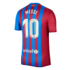 Men's Replica MESSI #10 Barcelona Home Soccer Jersey Shirt 2021/22 Nike