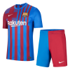 Men's Replica Barcelona Home Soccer Jersey Kit (Jersey+Shorts) 2021/22 Nike