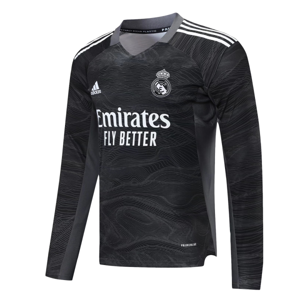 Men's Replica Real Madrid Goalkeeper Soccer Jersey Shirt 2021/22 Adidas