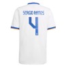 Men's Replica SERGIO RAMOS #4 Real Madrid Home Soccer Jersey Shirt 2021/22 Adidas