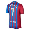 Men's Replica GRIEZMANN #7 Barcelona Home Soccer Jersey Shirt 2021/22 Nike