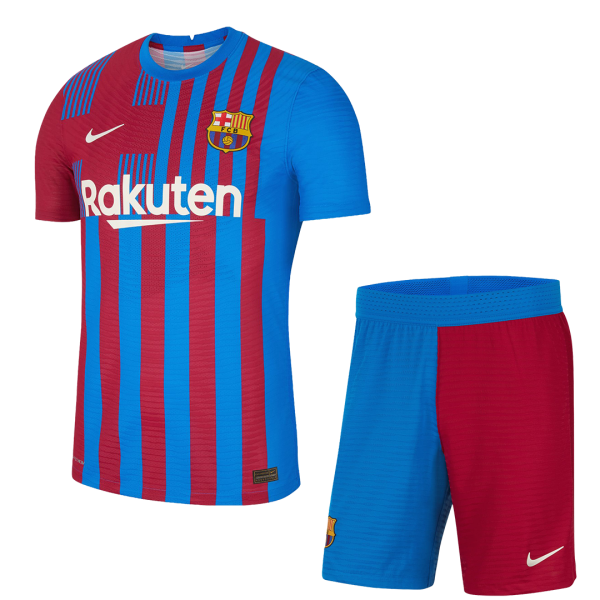 Men's Replica Barcelona Home Soccer Jersey Kit (Jersey+Shorts) 2021/22 Nike