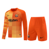 Men's Barcelona Goalkeeper Soccer Jersey Kit (Jersey+Shorts) 2021/22 Nike