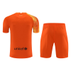 Men's Replica Barcelona Goalkeeper Soccer Jersey Kit (Jersey+Shorts) 2021/22 Nike