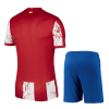Men's Replica Atletico Madrid Home Soccer Jersey Kit (Jersey+Shorts) 2021/22 Nike