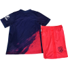 Kids Atletico Madrid Away Soccer Jersey Kit (Jersey+Shorts) 2021/22 Nike