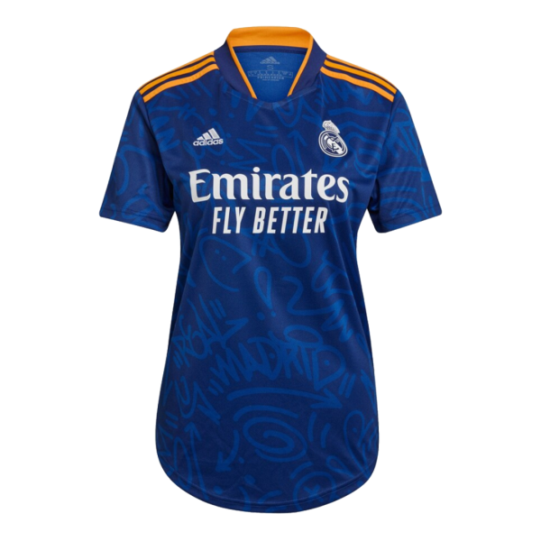 Women's Replica Real Madrid Away Soccer Jersey Shirt 2021/22 Adidas